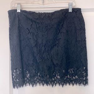 BB and Dakota Black Lace Miniskirt (Size 8)